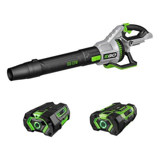 EGO Power+ LB7654 56V 765 CFM cordless leaf blower, brushless, includes 5.0Ah battery, charger, plus extra 2.5Ah battery