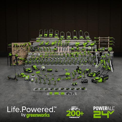 Greenworks 48V cordless brushless leaf blower and vacuum, 520 CFM 240 MPH, includes 2 batteries and dual charger