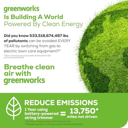 Greenworks 40V cordless combo kit, includes string trimmer and 390 CFM leaf blower with battery and charger