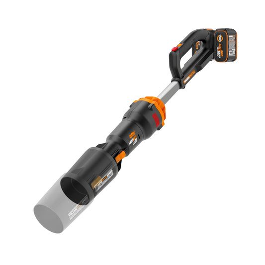 WORX Nitro cordless leaf blower, 620 CFM 165 MPH, brushless motor, includes 2 batteries and charger