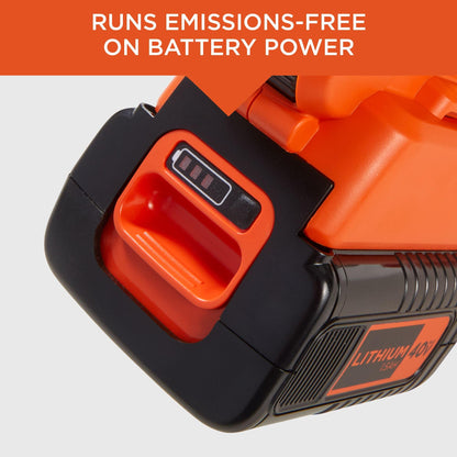 BLACK+DECKER 40V cordless leaf blower, vacuum and mulcher combo, 120 MPH, 6 speed control, battery and charger included
