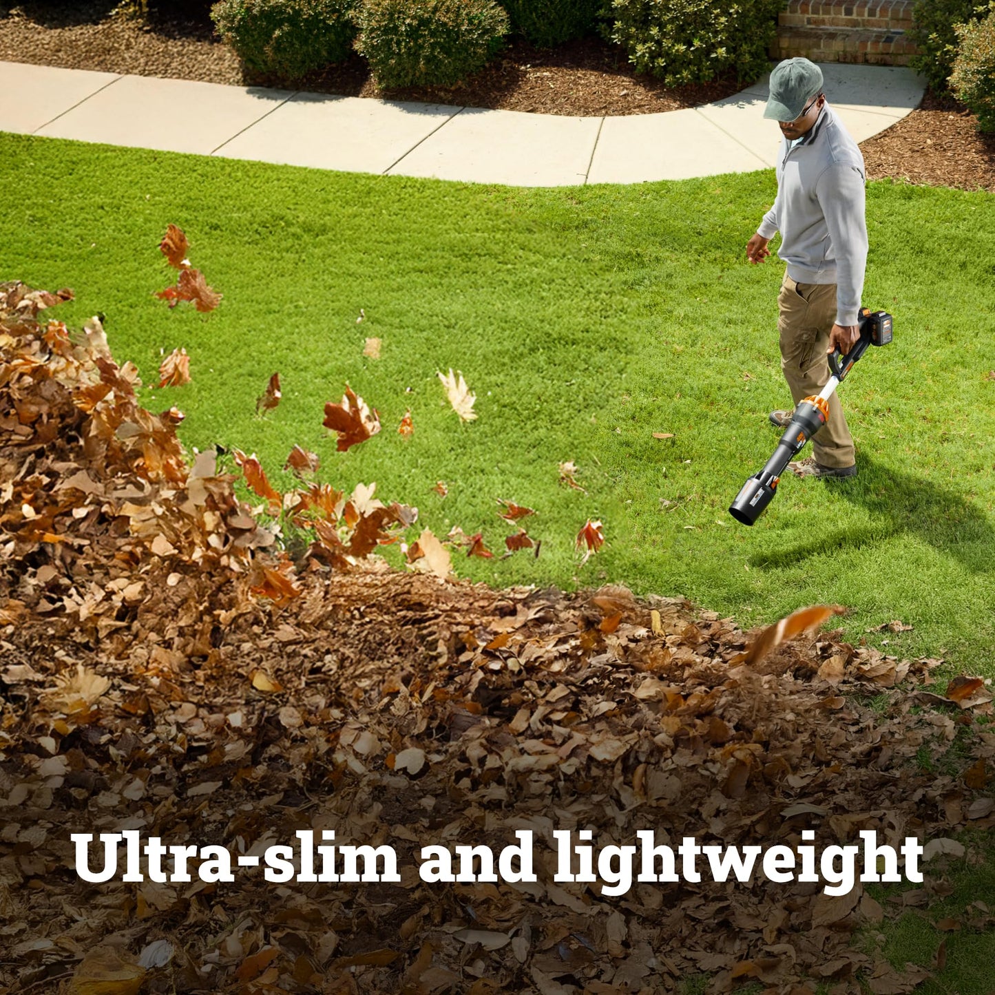 WORX Nitro cordless leaf blower, 620 CFM 165 MPH, brushless motor, includes 2 batteries and charger